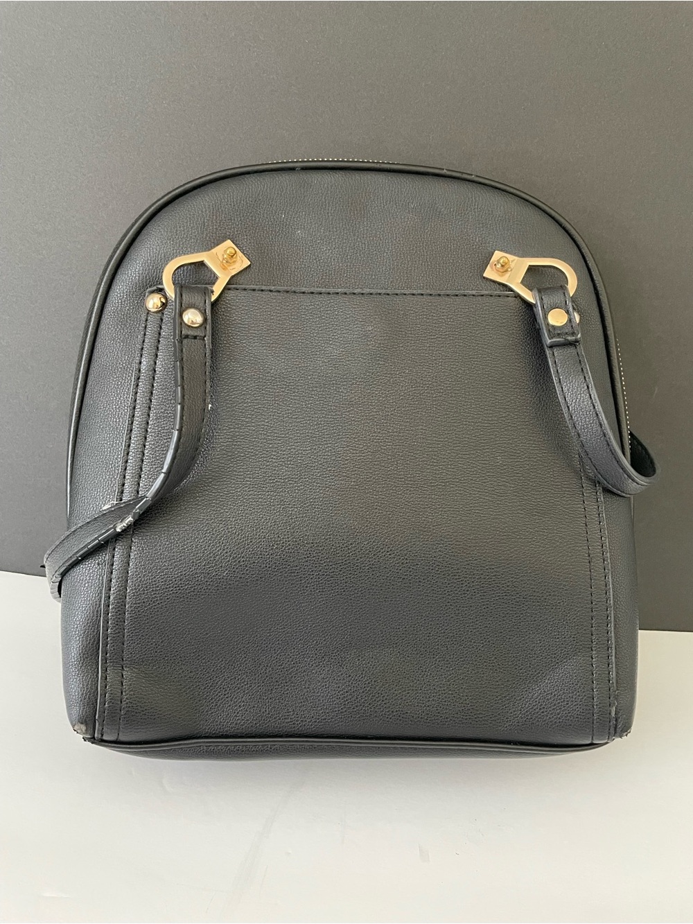 Miztique Daisy black Convertible backpack purse